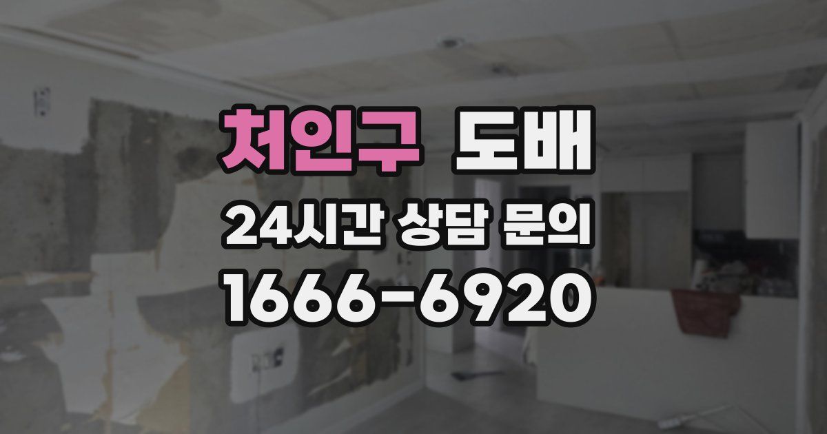 처인구 도배
