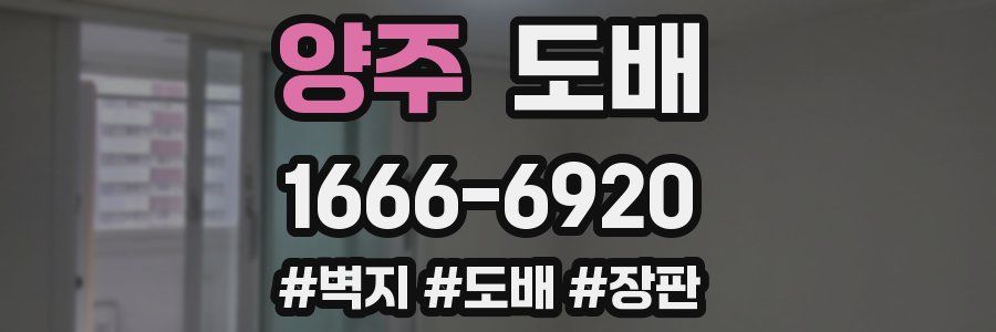 양주 도배