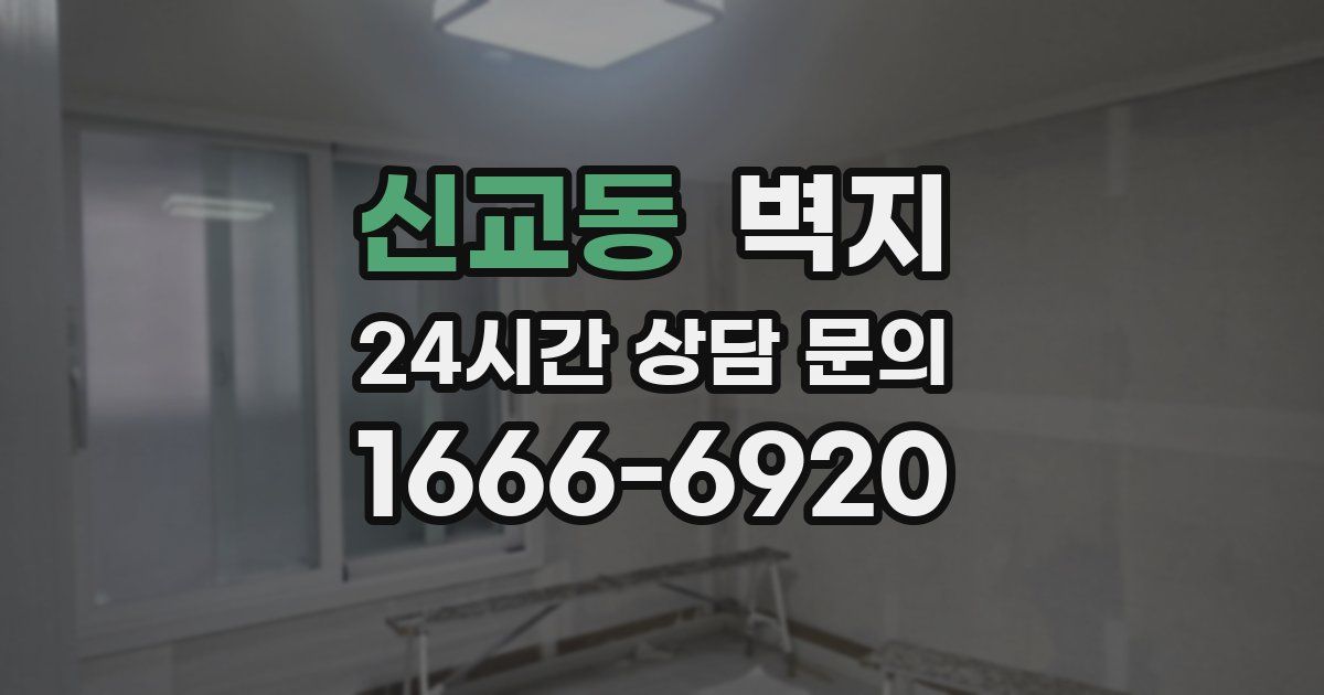 신교동 벽지