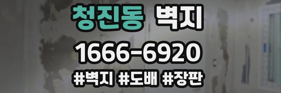 청진동 벽지
