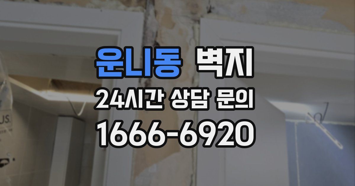 운니동 벽지