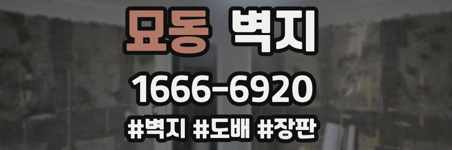 묘동 벽지