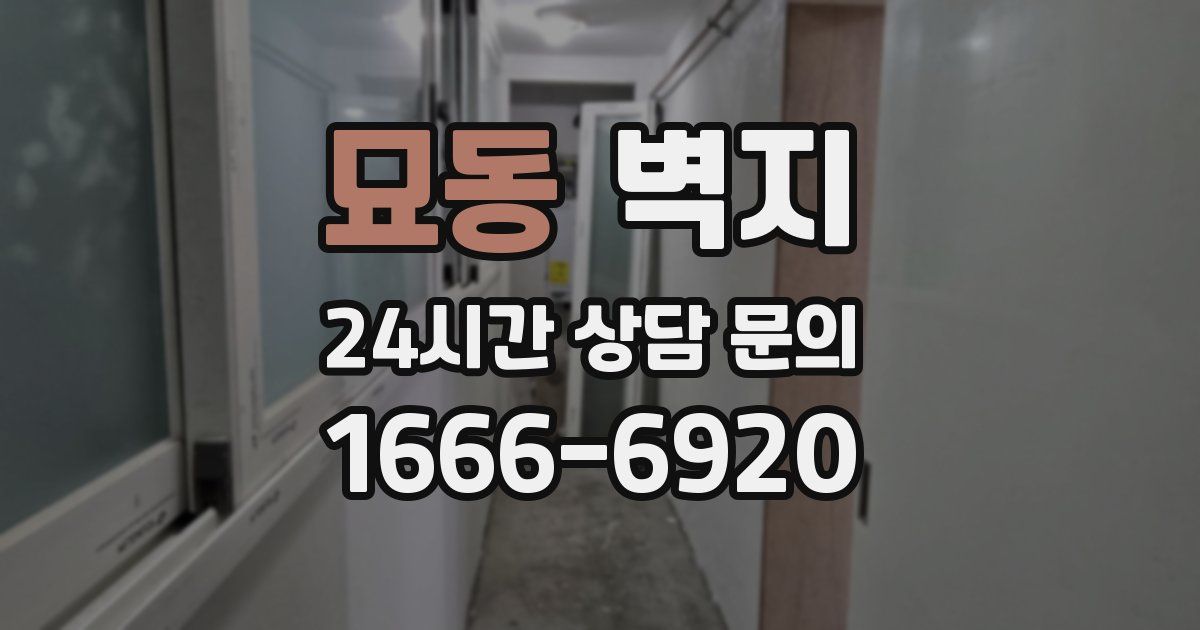 묘동 벽지