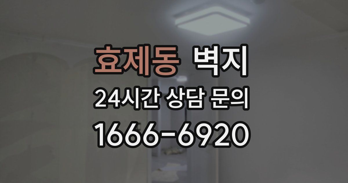 효제동 벽지