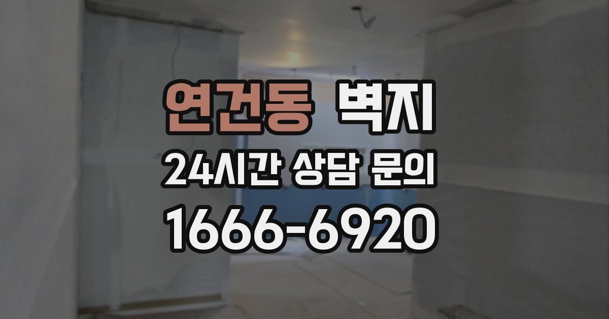 연건동 벽지