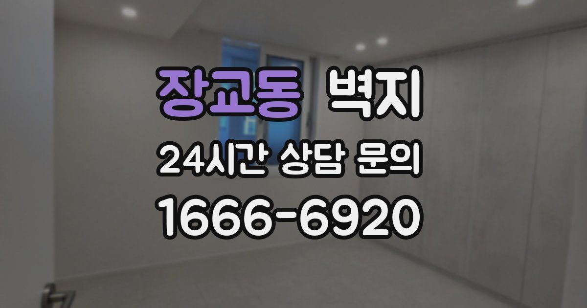 장교동 벽지
