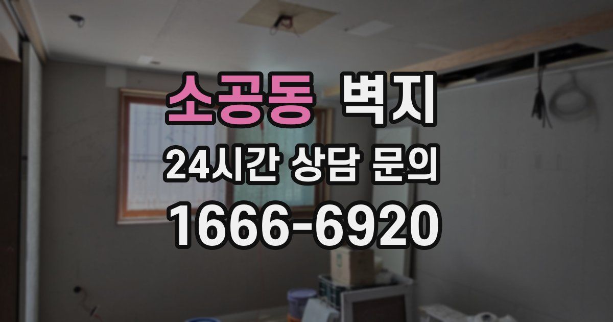 소공동 벽지