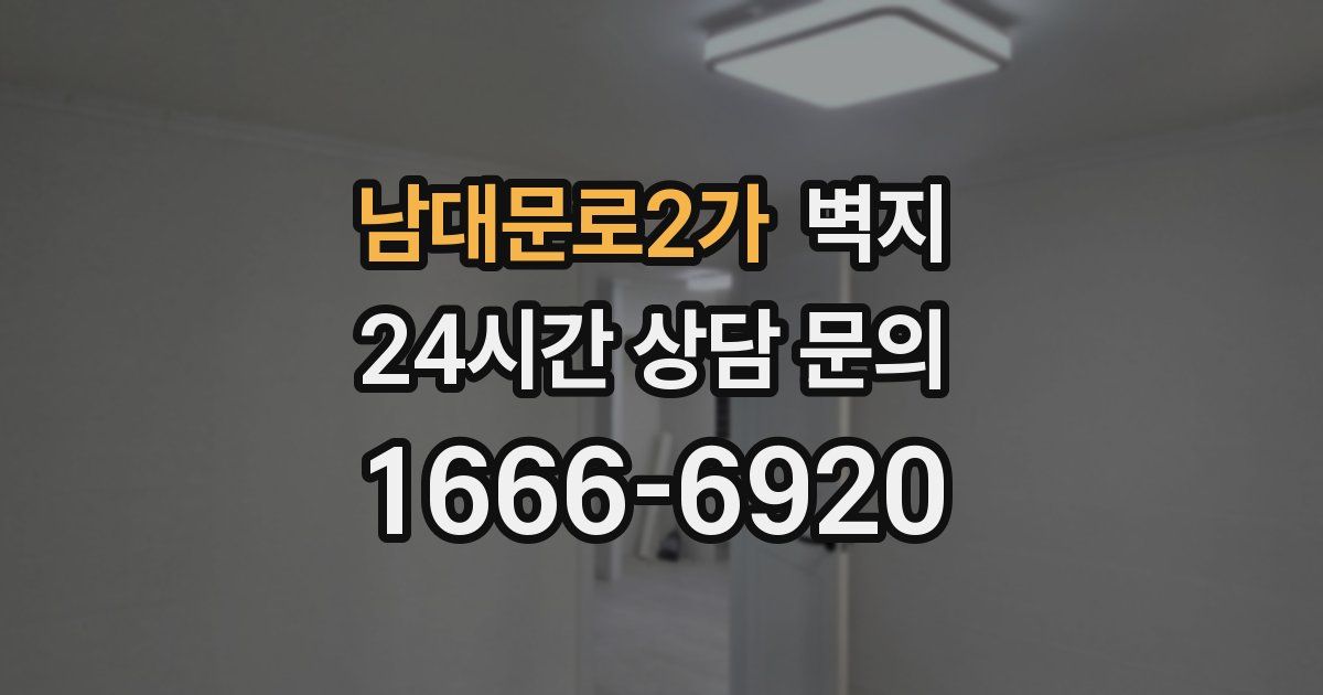 남대문로2가 벽지