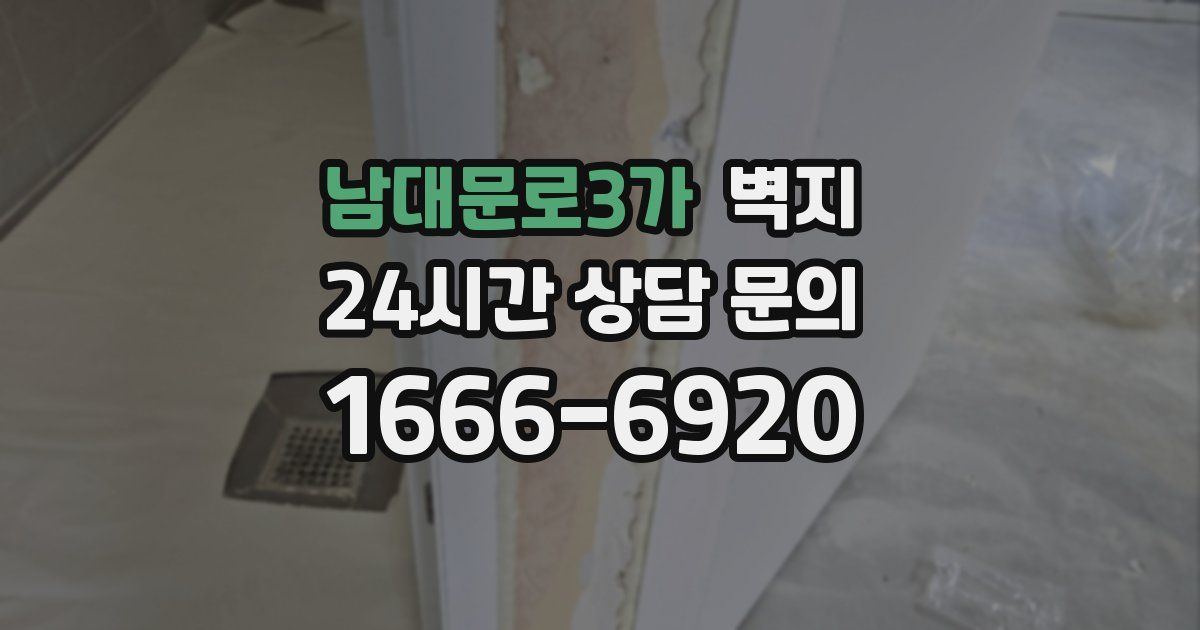 남대문로3가 벽지
