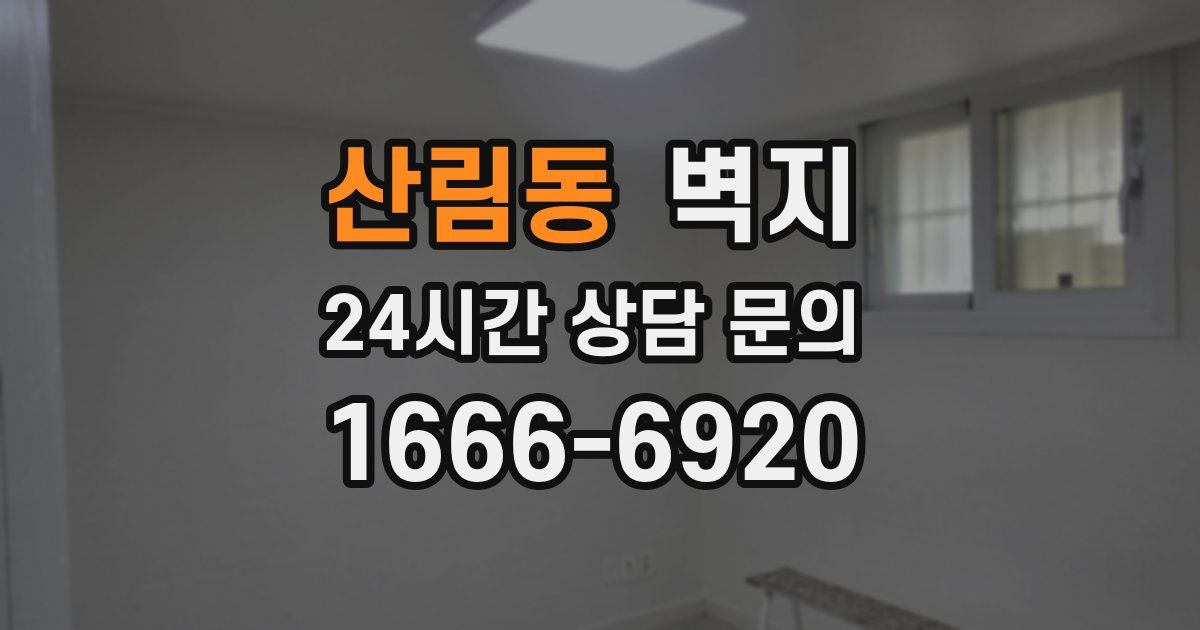 산림동 벽지