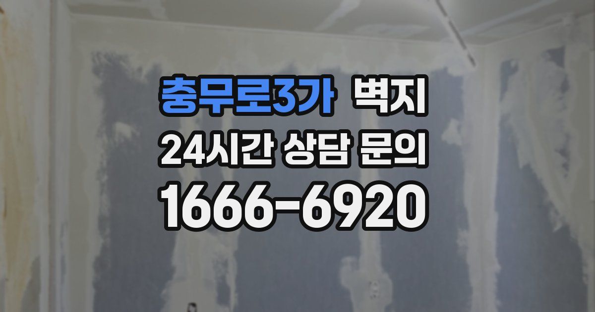 충무로3가 벽지