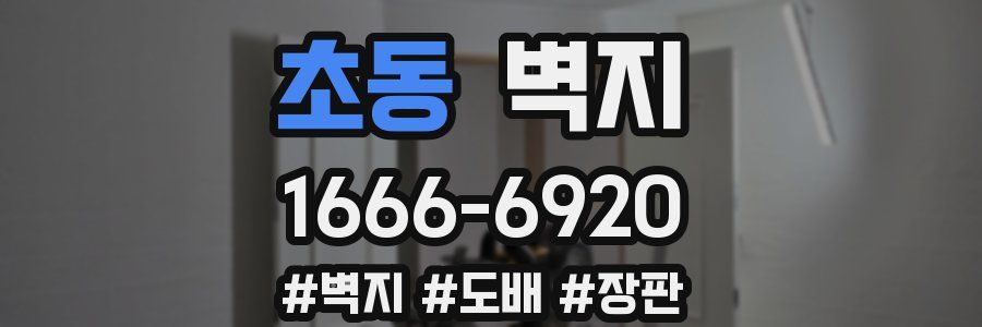 초동 벽지