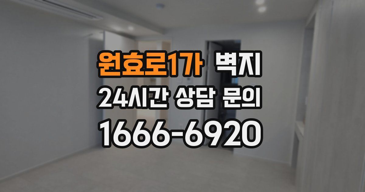원효로1가 벽지