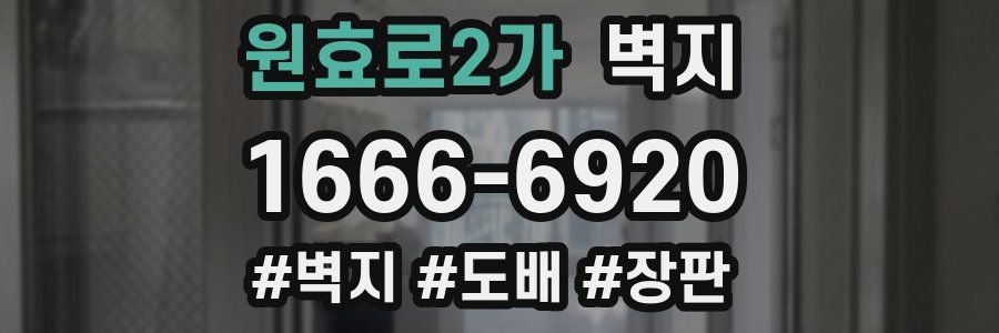 원효로2가 벽지