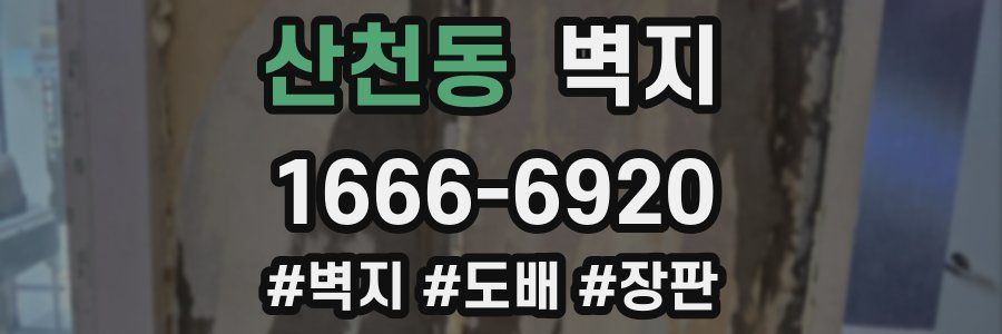 산천동 벽지