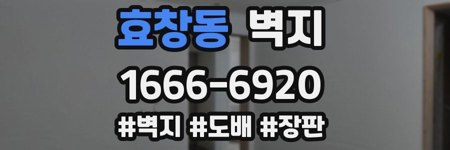 효창동 벽지
