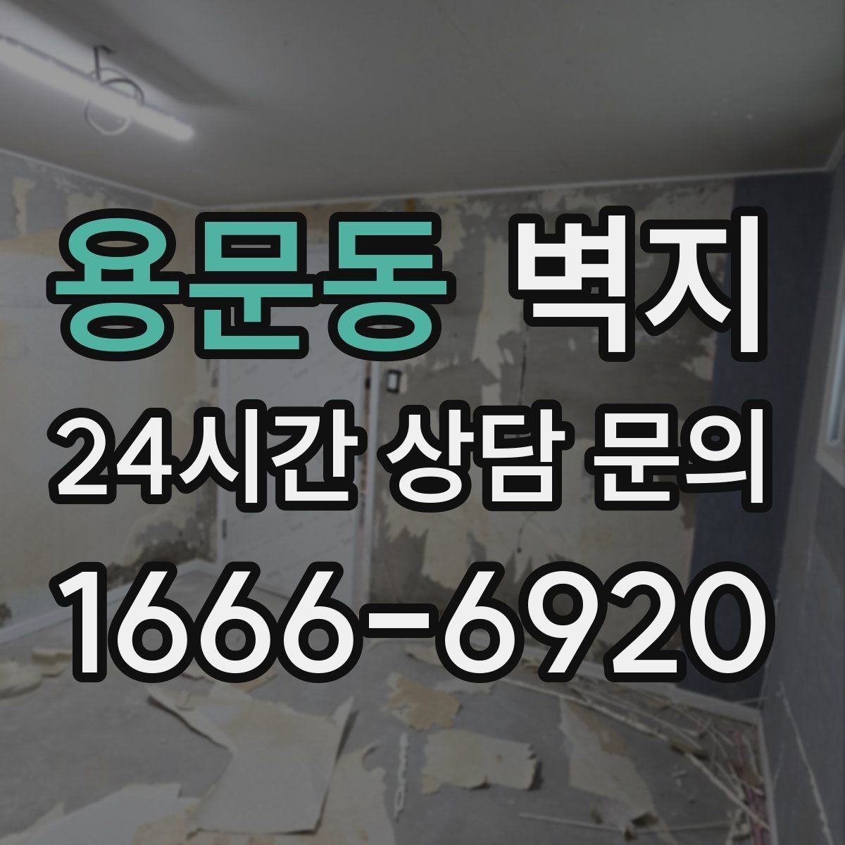 용문동 벽지 선택에서 공간별 포인트를 나누는 이유