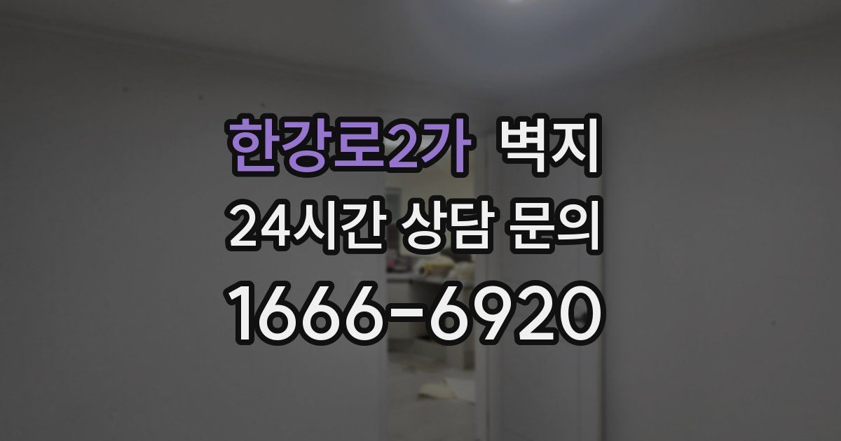 한강로2가 벽지