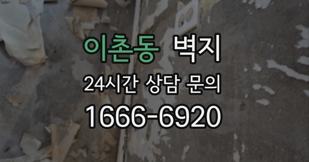 이촌동 벽지
