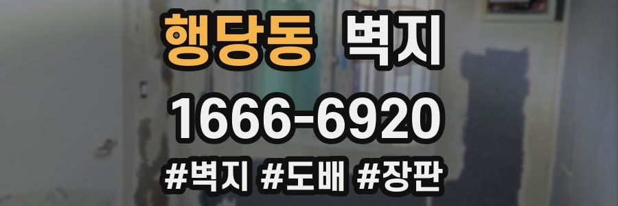 행당동 벽지