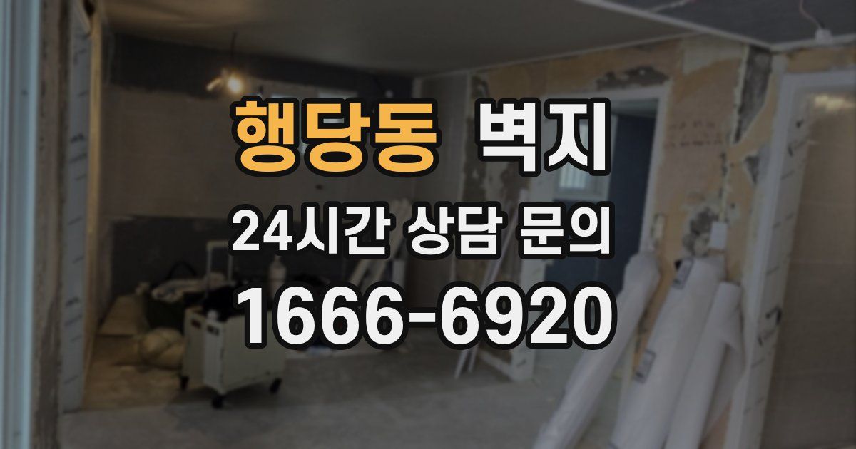 행당동 벽지