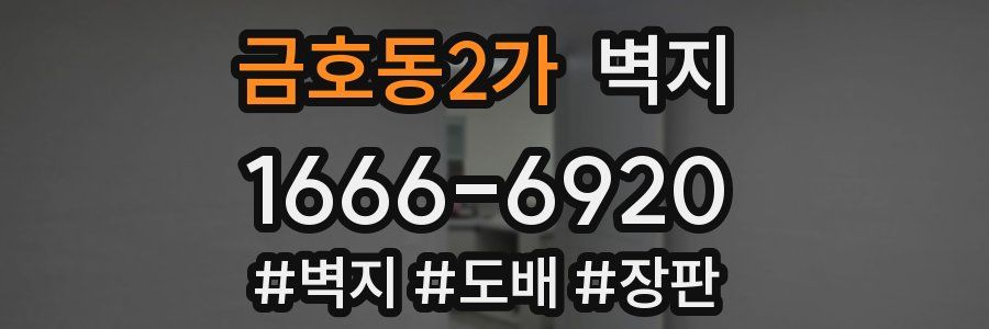 금호동2가 벽지