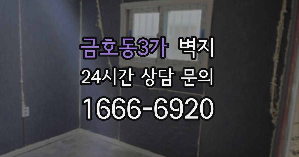 금호동3가 벽지