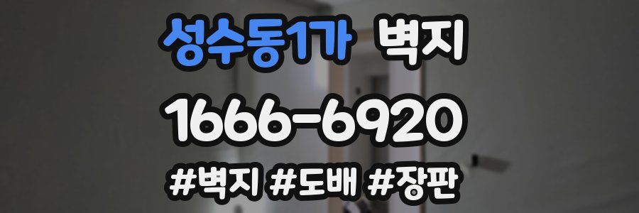 성수동1가 벽지