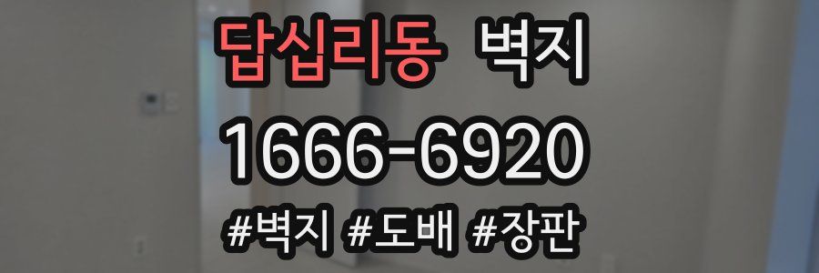 답십리동 벽지