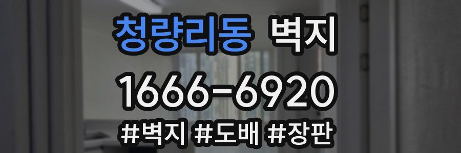 청량리동 벽지
