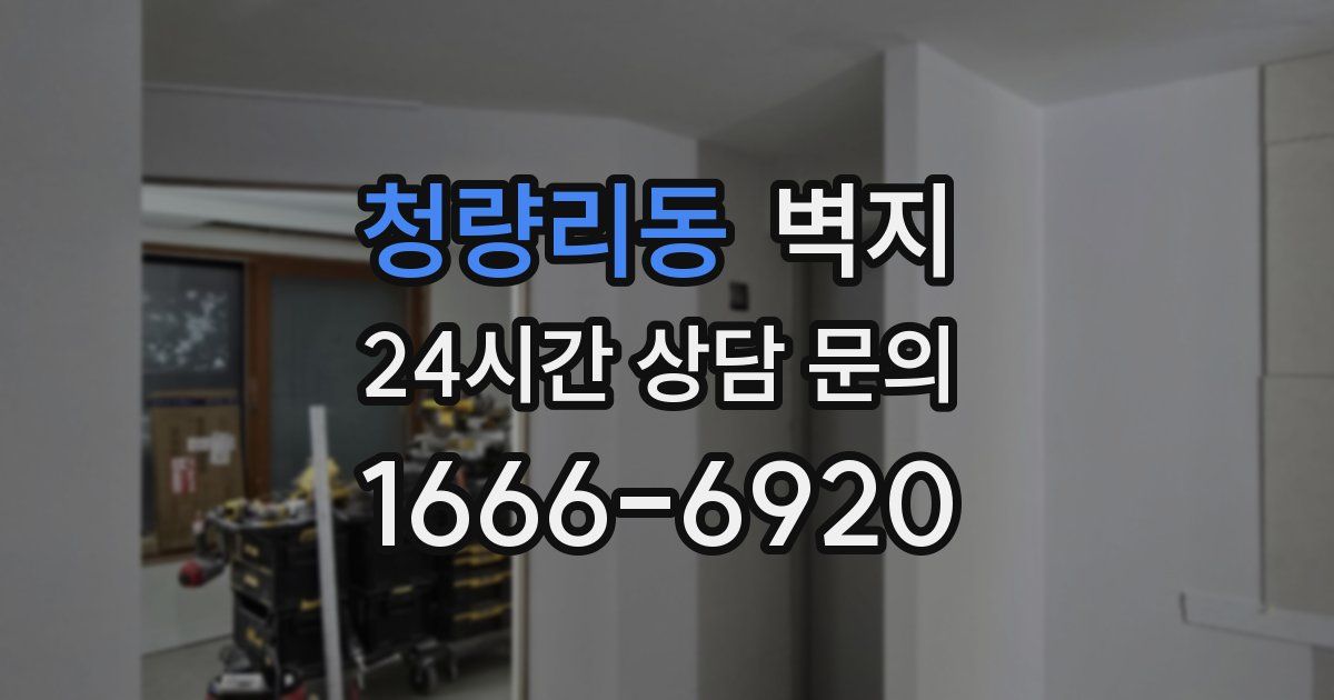 청량리동 벽지