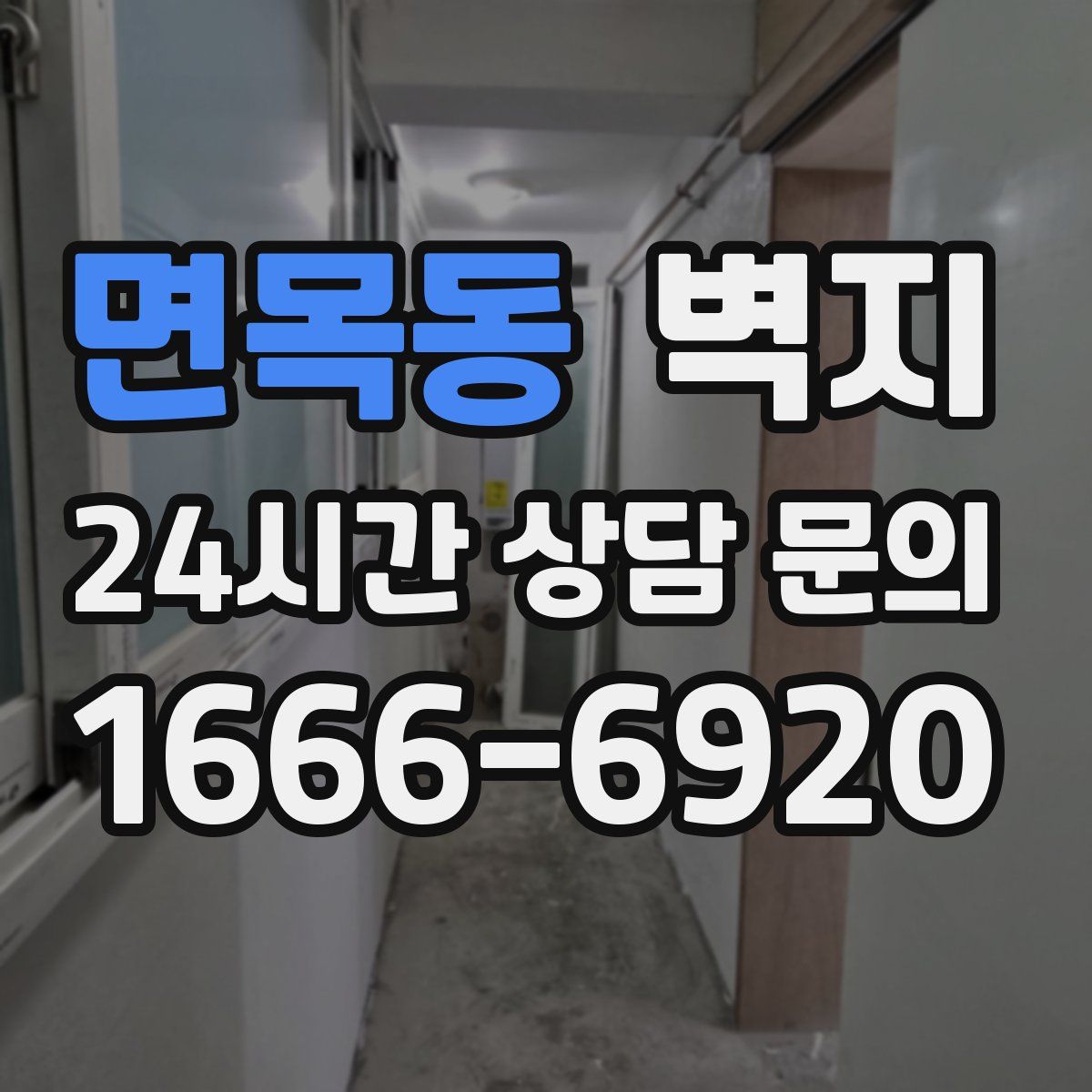 면목동 벽지
