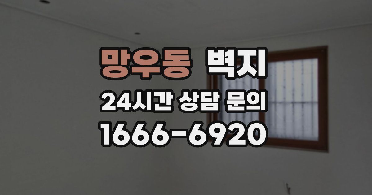 망우동 벽지