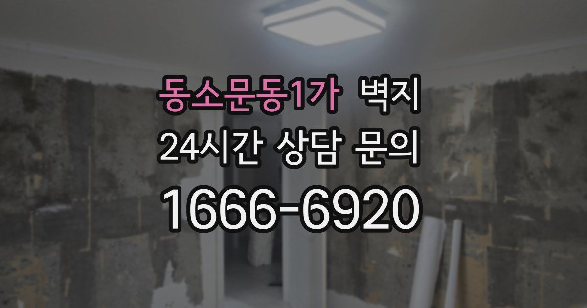 동소문동1가 벽지