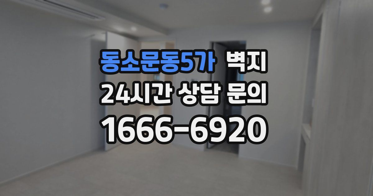 동소문동5가 벽지