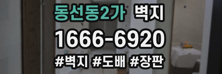 동선동2가 벽지