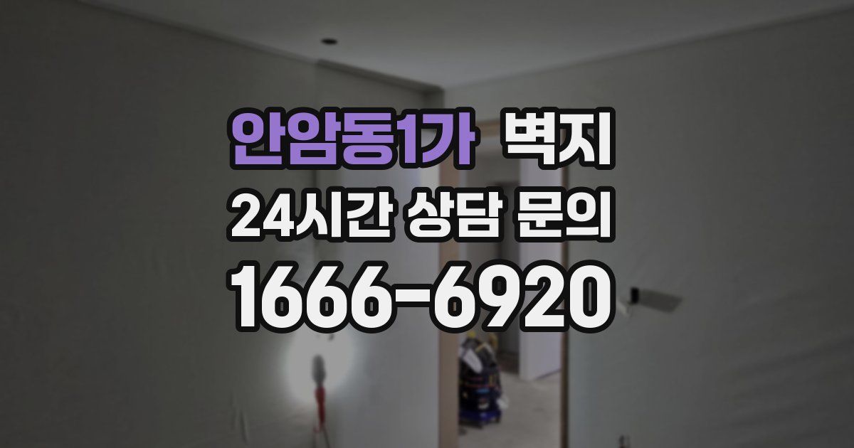 안암동1가 벽지