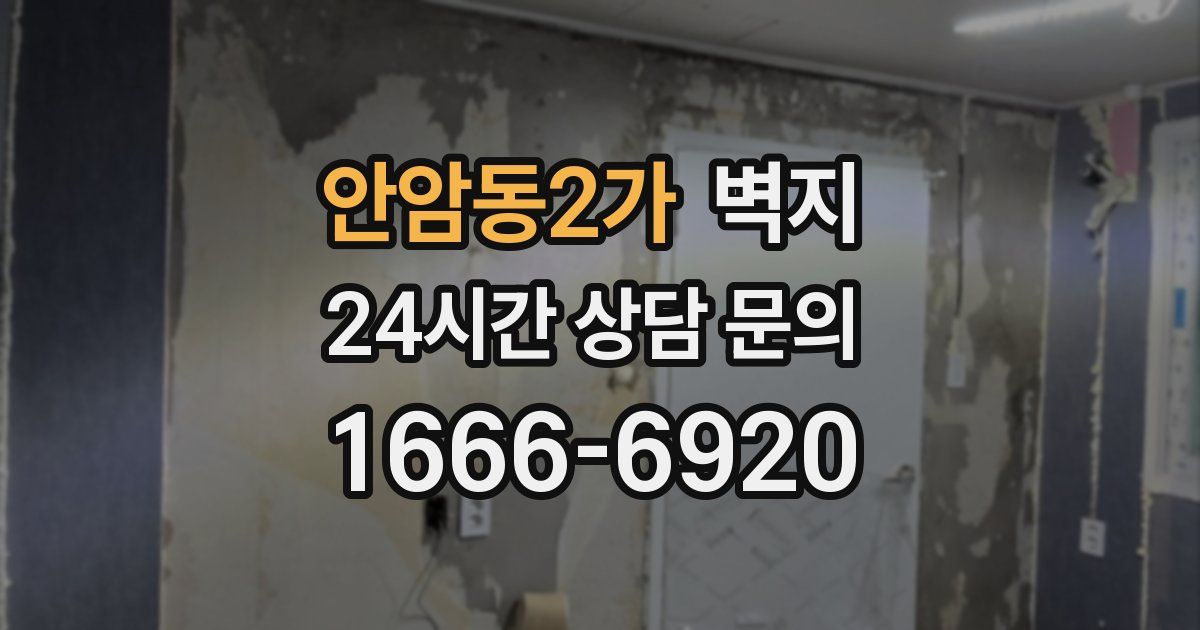 안암동2가 벽지