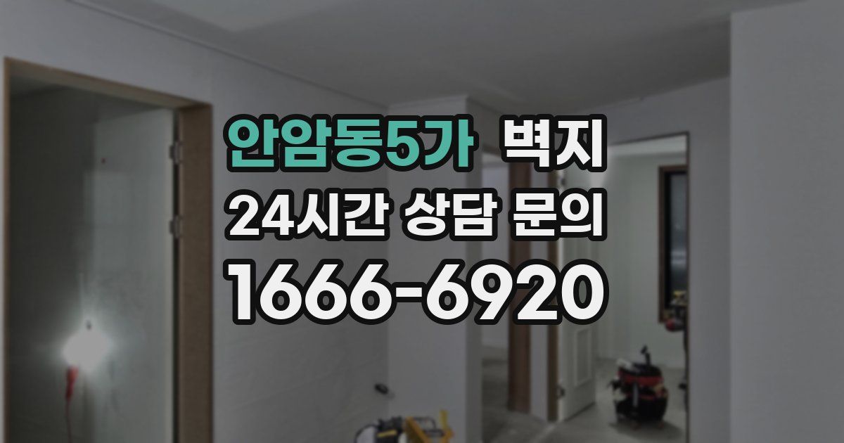 안암동5가 벽지