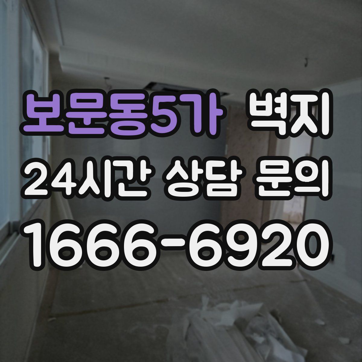 보문동5가 벽지