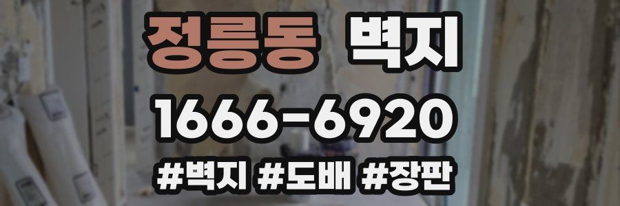 정릉동 벽지