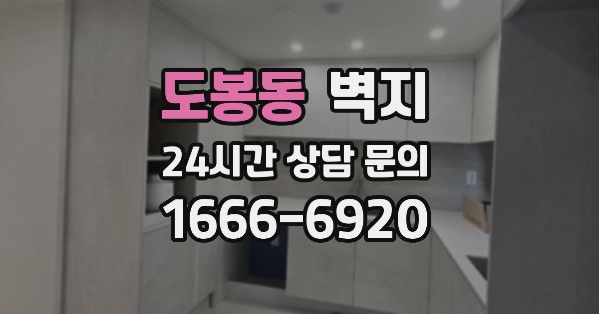 도봉동 벽지