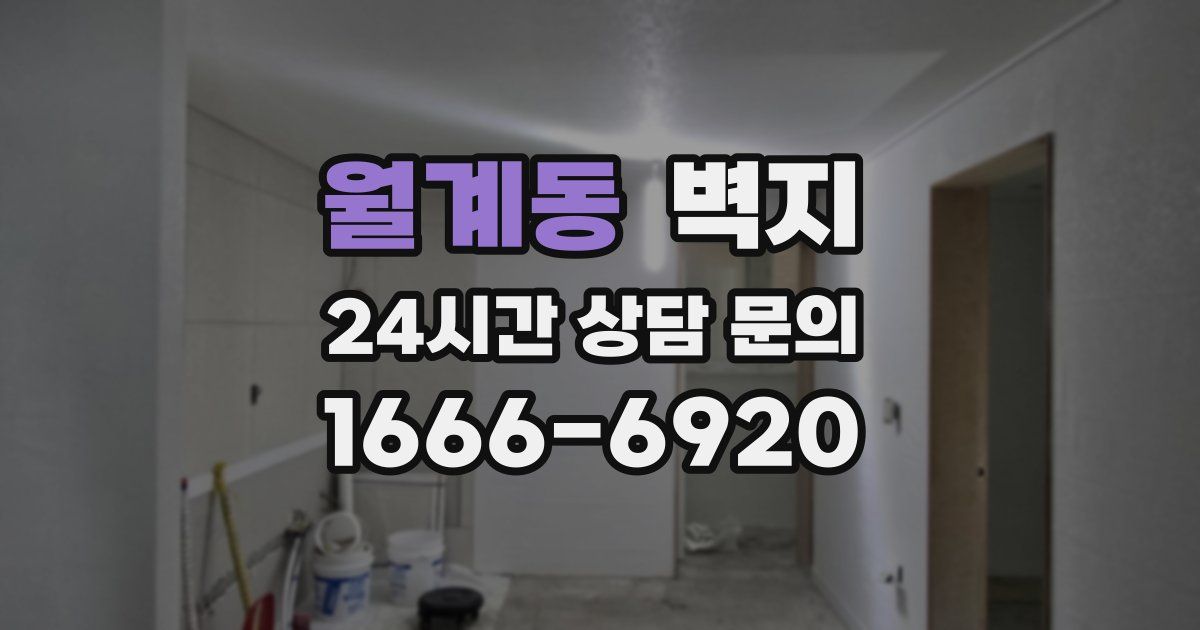 월계동 벽지
