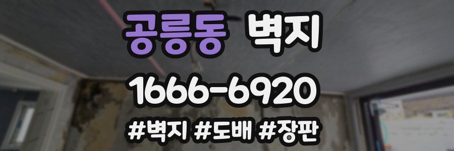 공릉동 벽지