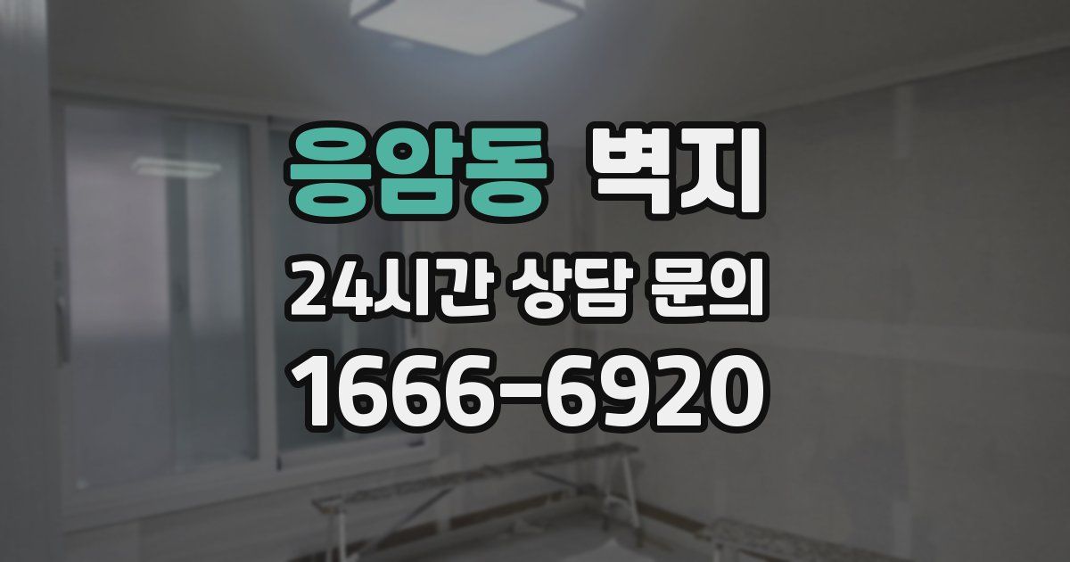응암동 벽지