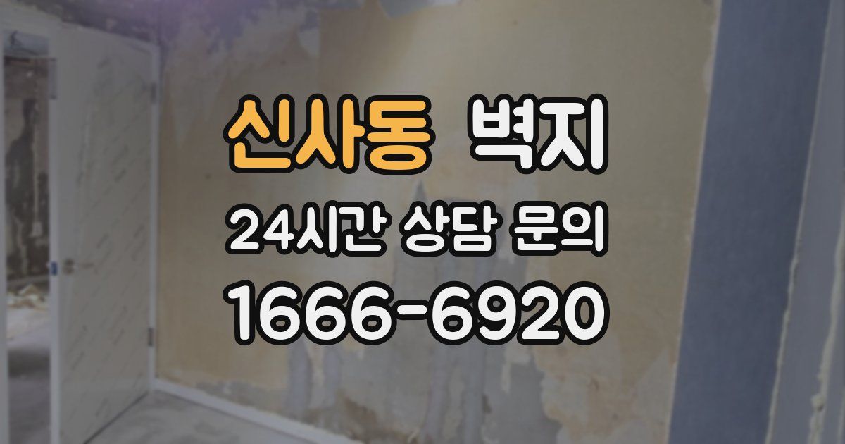 신사동 벽지