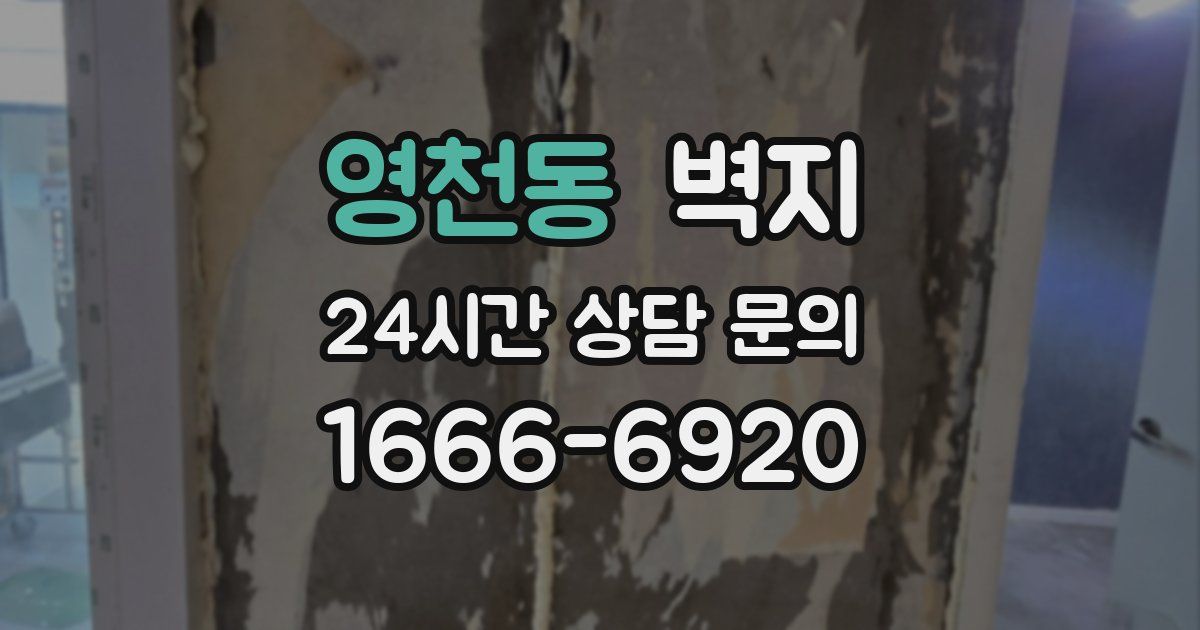 영천동 벽지