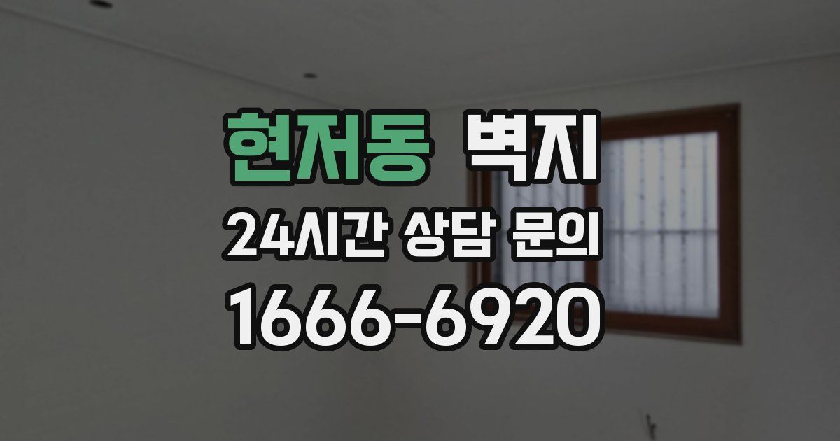 현저동 벽지