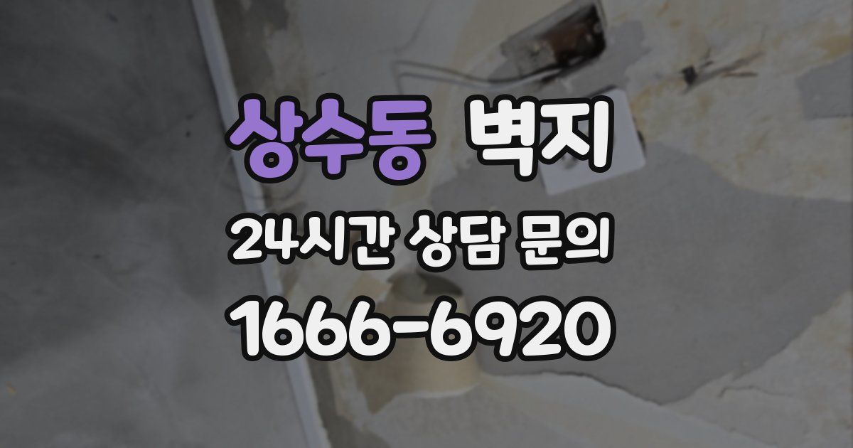 상수동 벽지