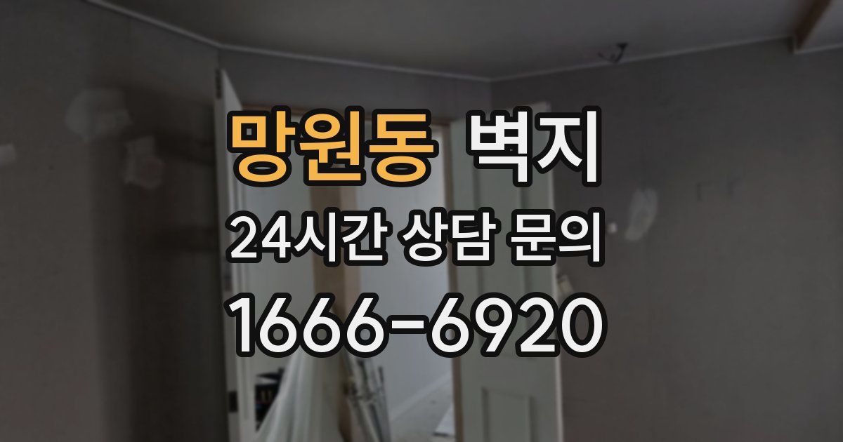 망원동 벽지